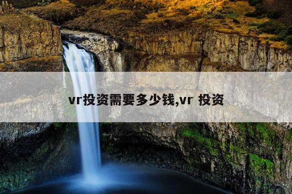 vr投资需要多少钱vr 投资(图1)